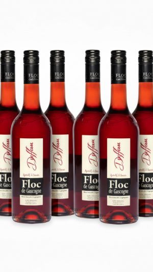 Coffret 6 bouteilles Floc de Gascogne Rosé Armagnac Duffau Floc de Gascogne Rosé Armagnac Duffau Domaine de Juglaron Apéritif Rosé Floc de Gascogne Duffau 17°