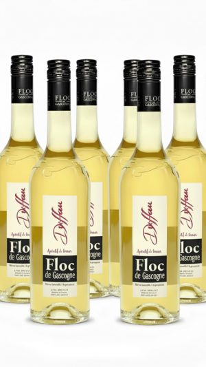 Coffret 6 bouteilles Floc de Gascogne Blanc Armagnac Duffau Floc de Gascogne Blanc Armagnac Duffau Domaine de Juglaron Apéritif Blanc Floc de Gascogne Duffau 17°